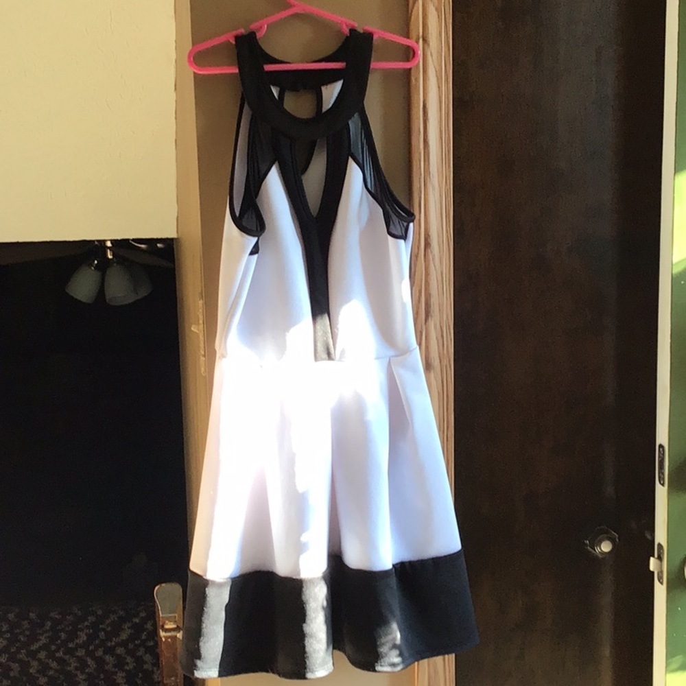 Cute black and white dress